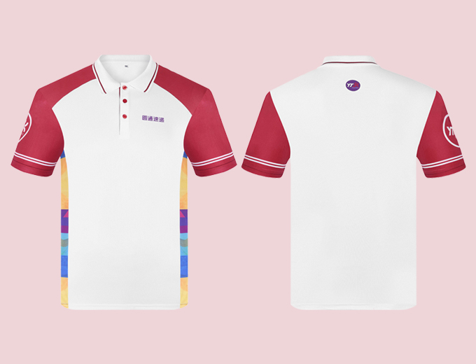 圆通快递polo衫工作服